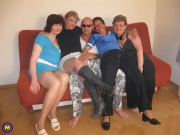 Mature European Women Have Group Sex