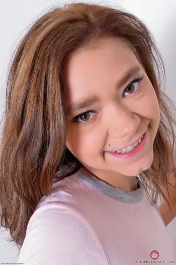 Rhaya Shyne – Brunette with Small Natural Tits Spreads Her Pussy in Close-Up