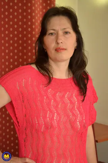 Camila A – Mature Latina with Big Natural Tits Toys Her Hairy Pussy