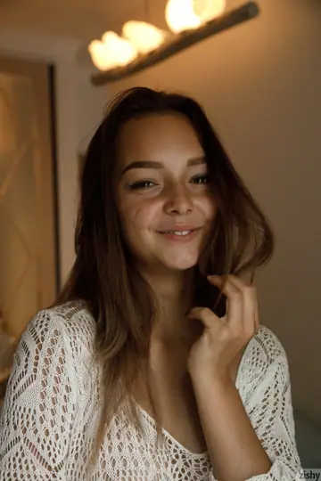 Slava – Brunette Poses Nude and Shows Her Beautiful Body