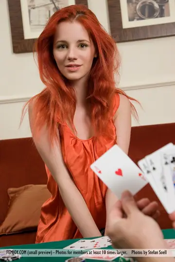 Ariel Piper Fawn – Thick European Redhead Sheds Her Clothes and Rolls in Poker Chips