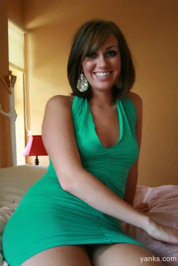 Mature Brunette Strips Out of Her Dress and Toys Her Pussy