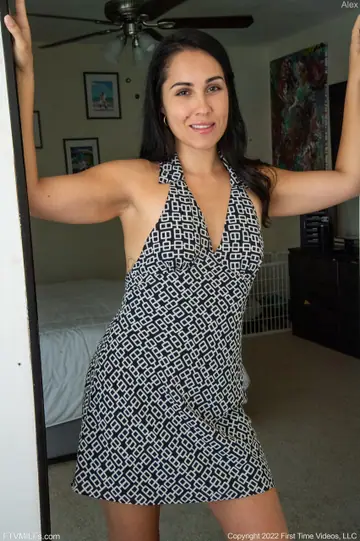 Petite Latina MILF in Lingerie Masturbates and Gets Fucked