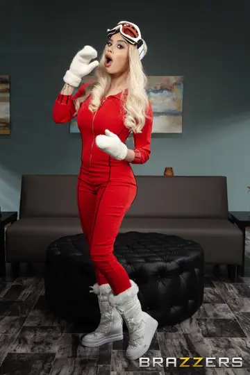 Victoria June – Thick Latina in Red Uniform and Boots Sucks and Rides Two Cocks