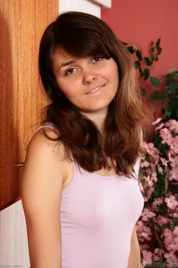 Briar Rose – Brunette in Panties Spreads Her Hairy Pussy in the Kitchen