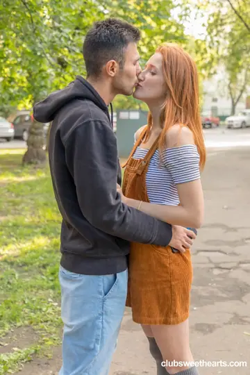 Foxy Lee – Petite Russian Redhead Sucks Cock and Fucks