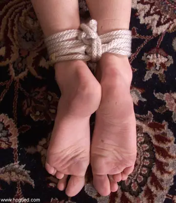 Melissa Ashley – Slim Brunette Tied Up and Spreads for BDSM Session