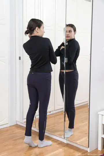 Milly Douche – Slim Hungarian MILF Strips Out of Her Yoga Pants and Spreads Her Hairy Pussy