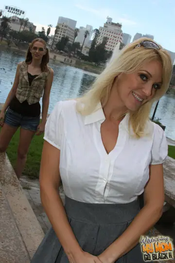 Charlee Chase – Redhead MILF with Big Tits Joins Interracial Threesome