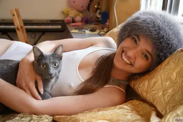 Maria Turova – Slim Russian Brunette Shows Her Small Tits and Ass in a Bikini and Heels