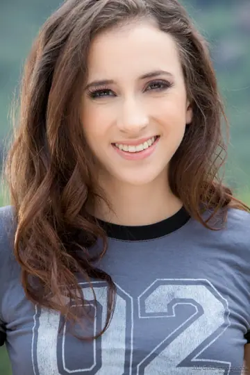 Belle Knox – Slim Brunette Strips Out of Her Shorts and Panties by the Pool