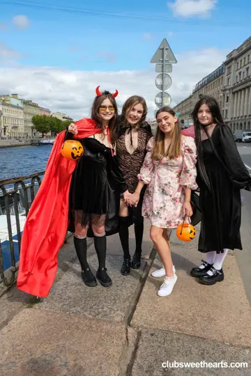 Milka Wey – European Blondes and Brunettes in Costumes Share a Lesbian Orgy