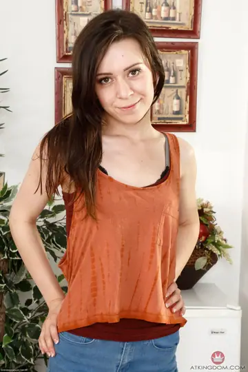 Ariel Grace – Petite Brunette Undresses and Spreads Her Holes