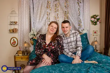 Curvy British MILF Undresses and Fucks Her Partner