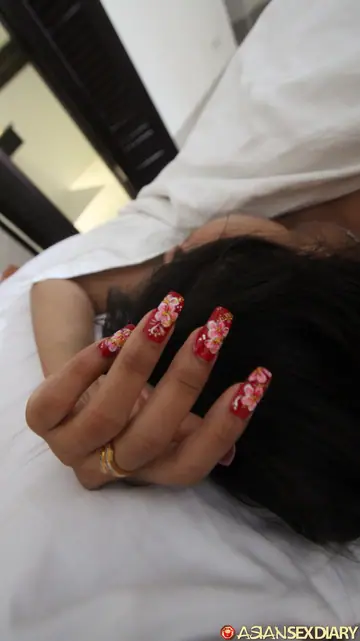 Hairy Asian Woman Fucks Her Partner in Amateur Diary