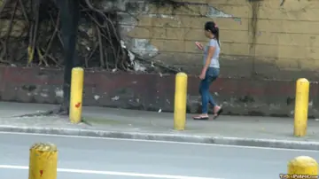 Petite Filipina in Jeans Kisses and Fucks Her Partner