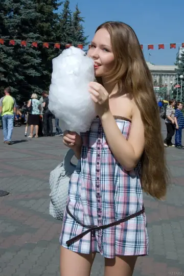 Virginia Sun – Slim Russian Brunettes in Stockings Finger and Lick Each Other