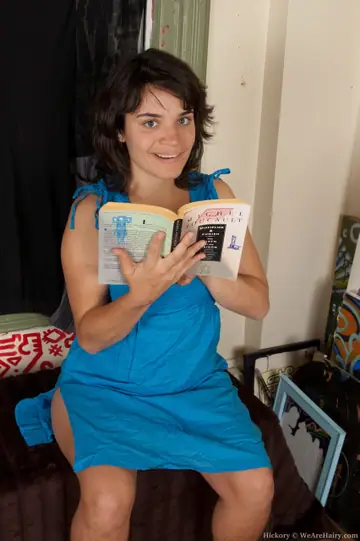 Hickory – Brunette MILF Undresses to Show Her Hairy Pussy