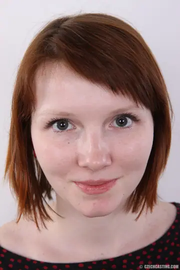 Thick Czech Redhead Peels Off Her Jeans and Spreads