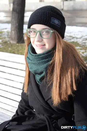 Kastiel Cherry – Slim Redhead in Glasses and Socks Gets Fucked