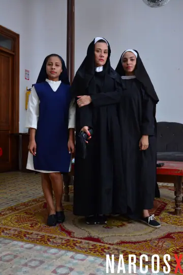 Matilda Ramos – Brunette Latina Nun Fucks Cartel Boss Outdoors and in the Office