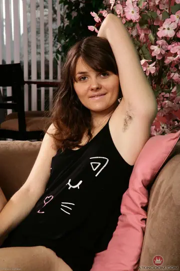 Briar Rose – Slim Brunette Pulls Her Panties Aside to Spread Her Hairy Pussy