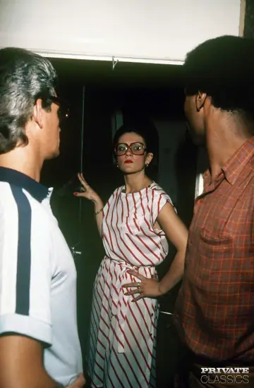 Short-Haired Brunette Takes Interracial Anal and a Facial on Glasses