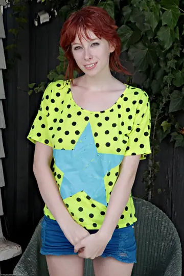Zoey Nixon – Petite Redhead Flaunts Her Big Natural Tits and Pees Outdoors