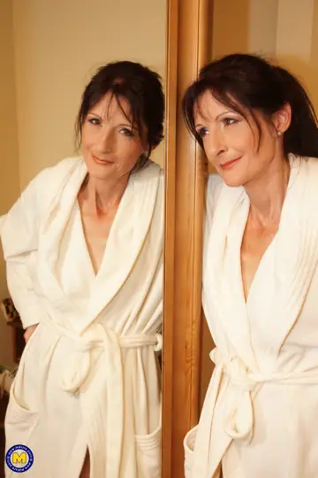 Mature Slim Woman Gets Fucked Doggy Style in the Bathroom
