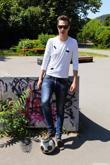 Curvy Mature Woman in Glasses Rides Outdoors
