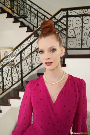 Erin Everheart – Tall Redhead in Lingerie Sucks Cock and Takes Anal in a Threesome