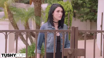 Ivy Aura – Brunette with Small Tits Takes Hard Anal in Cowgirl