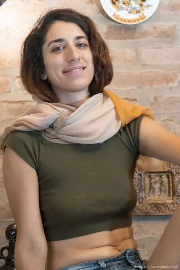 Sofia H – Redhead Spreads Her Hairy Pussy on Wooden Office Desk