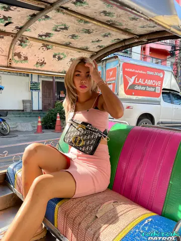Petite Thai Blonde Fucks a Stranger