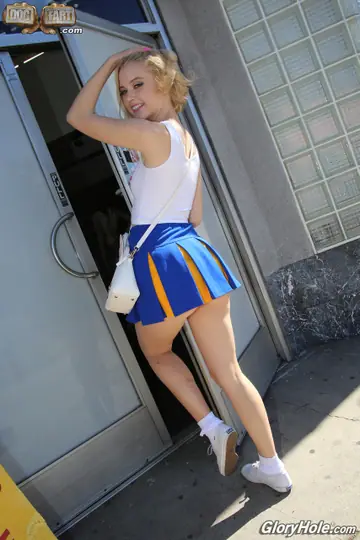 Chloe Couture – Blonde in Cosplay Skirt Sucks and Fucks BBC at Gloryhole