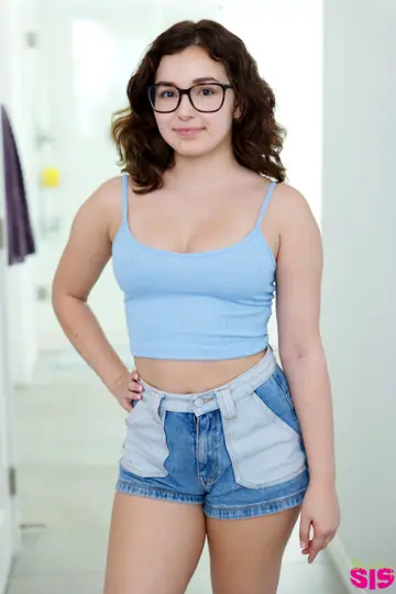 Leana Lovings – Petite Brunette PAWG in Panties Rides Cock and Takes a Facial