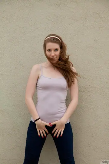 Thick Brunette Flashes Her Ass in Panties and Heels Outdoors