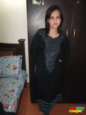 Indian Woman Strips Out of Her Jeans and Lace Bra