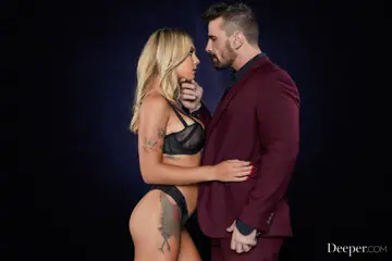 Angela White – Blonde Australians in Lingerie and Dresses Get Anal