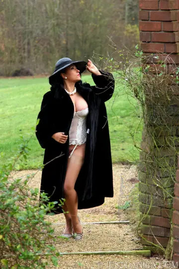 Danica Collins – Ebony MILF Sheds Fur Coat to Reveal Her Big Tits