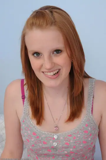 Katey Grind – Pale Redhead with Small Natural Tits Spreads Her Pussy