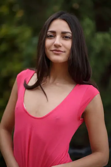 Cira Nerri – Skinny European Brunette Undresses and Shows Her Shaved Pussy