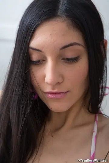 Slim Brunette in Socks Gets Fucked on the Sofa