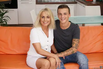 Koko Blond – Mature Blonde Sucks Cock and Spreads Her Pussy