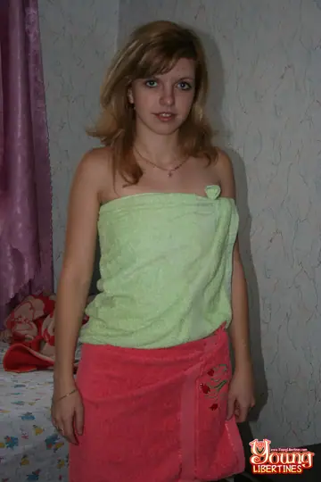 Katya Mukhina – Busty European Blonde Spreads Her Legs for a POV Handjob