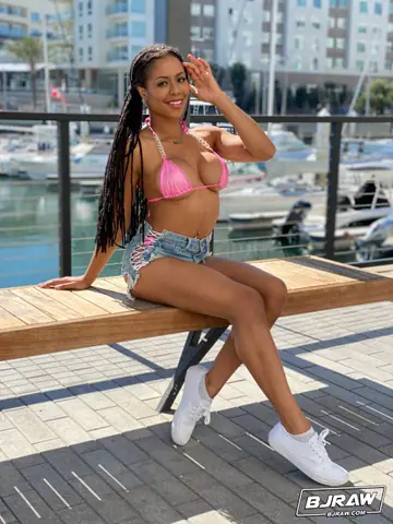 Kira Noir – Ebony Brunette with Pigtails Gives a Deepthroat and Takes a Facial