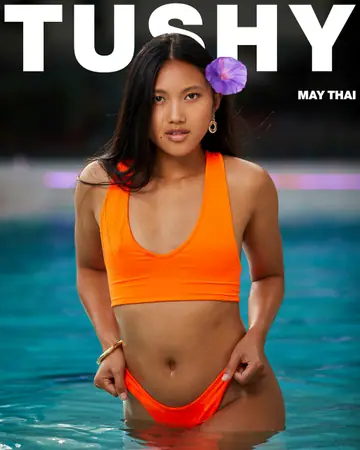 May Thai – Thai Brunette in a Bikini Takes Anal Cowgirl and Doggy for a Facial