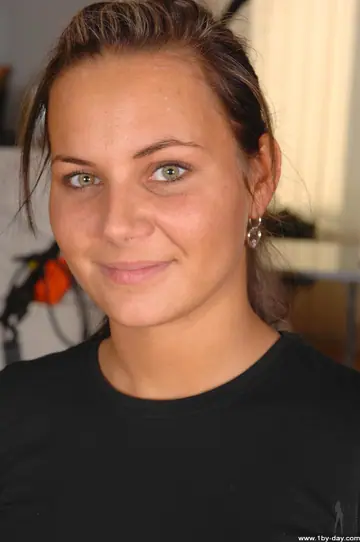 European Woman Uncovers Her Breasts in a Bikini