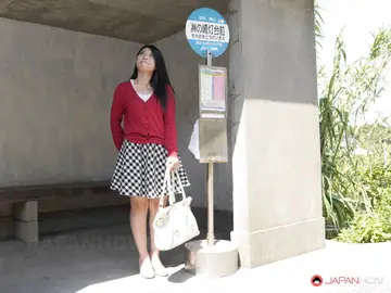 Hairy Japanese Woman Takes Creampies on a Public Bus