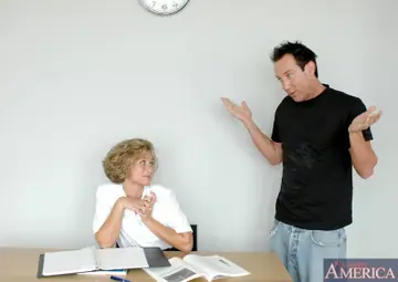 Bianca Geraci – Skinny Mature Blonde Gets Fucked in the Office